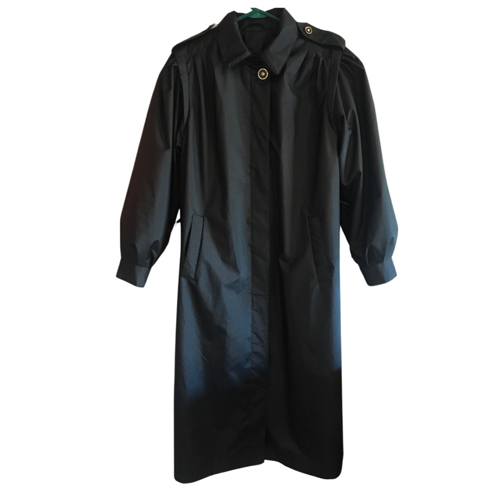 Vintage Black Trench Coat